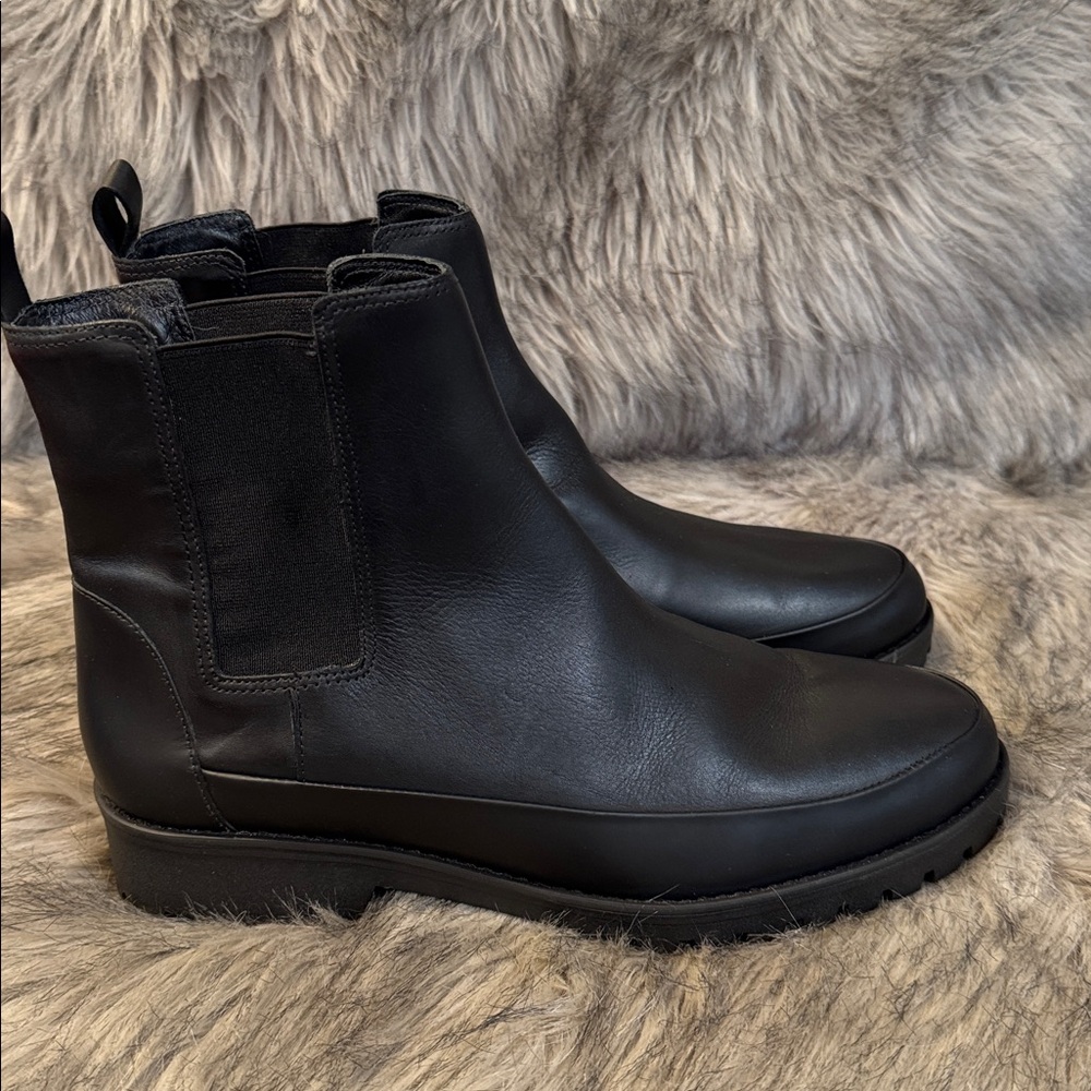 Rebecca Allen Black Ankle Boots Size 10